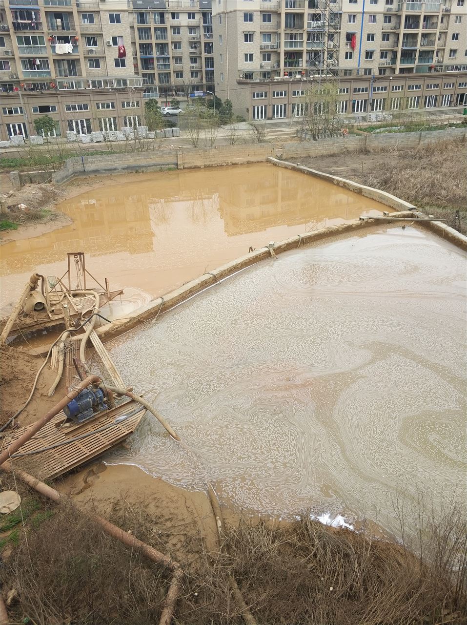 杨林尾镇沉淀池淤泥清理-厂区废水池淤泥清淤