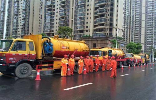 杨林尾镇市政管道清淤